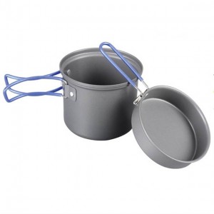 Котелок с крышкой-сковородой Tramp из анодированного алюминия, 1л, TRC-039 Котелок с крышкой-сковородой Tramp из анодированного алюминия, 1л, TRC-039