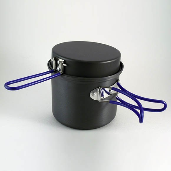 Котелок с крышкой-сковородой Tramp из анодированного алюминия, 1л, TRC-039