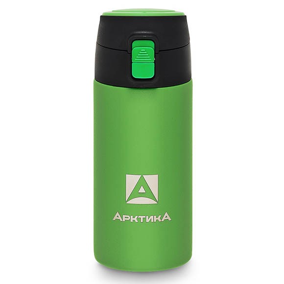 Термос питьевой вакуумный, бытовой, тм "Арктика", 350 мл, арт. 705-350 текстурный зелёный