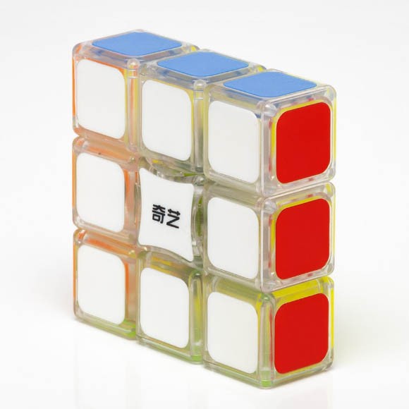 Кубик QiYi MoFangGe 1x3x3, прозрачный