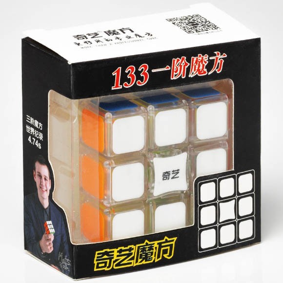 Кубик QiYi MoFangGe 1x3x3, прозрачный Кубик QiYi MoFangGe 1x3x3, прозрачный