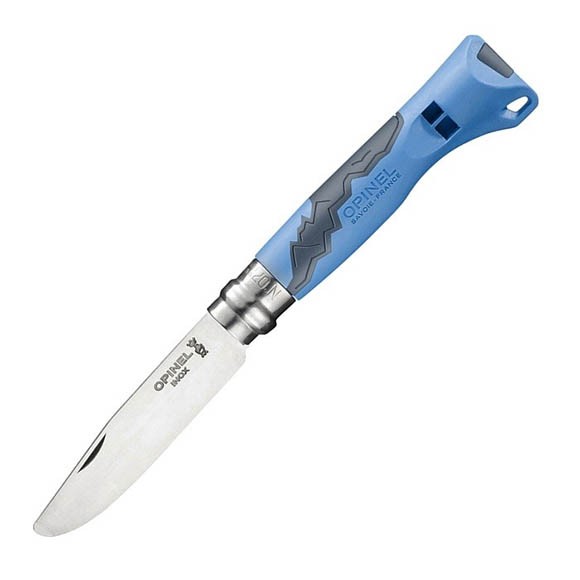 Нож Opinel №7 Outdoor Junior, закруглённое острие, нерж. сталь