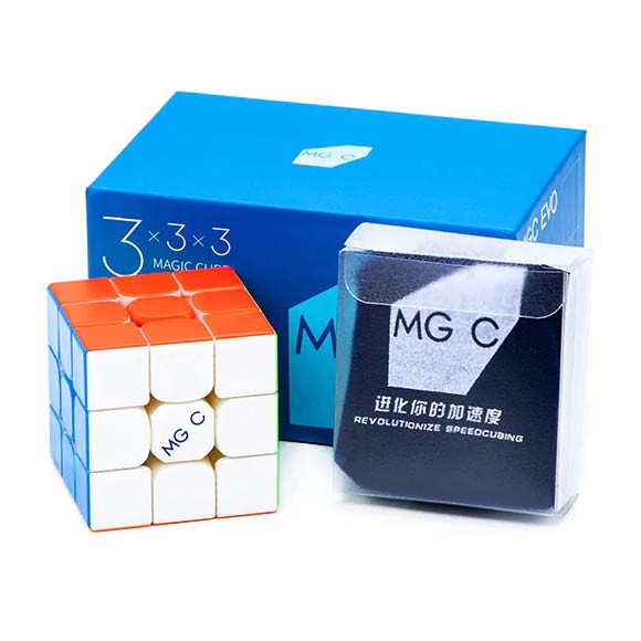 Кубик Рубика YJ 3x3x3 MGC Evo, цветной пластик Кубик Рубика YJ 3x3x3 MGC Evo, цветной пластик