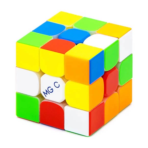 Кубик Рубика YJ 3x3x3 MGC Evo, цветной пластик Кубик Рубика YJ 3x3x3 MGC Evo, цветной пластик