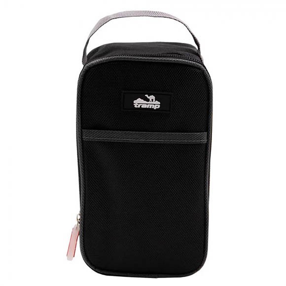 Термос Tramp с широким горлом 0,8 л с сумкой, черный, TRC-132