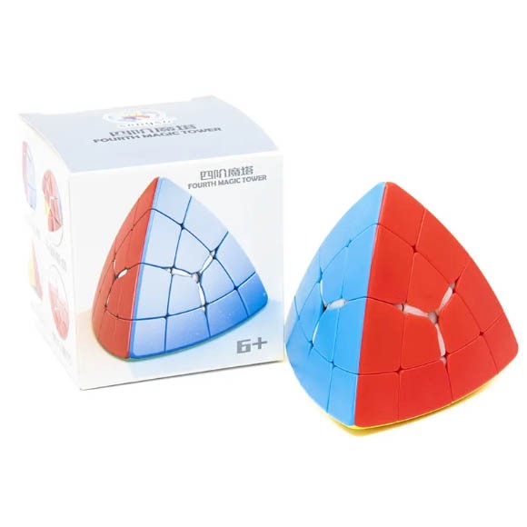 Головоломка ShengShou Magic Tower 4x4x4, цветной пластик Головоломка ShengShou Magic Tower 4x4x4, цветной пластик