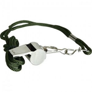 Свисток металлический со шнурком Сплав Свисток металлический со шнурком Сплав