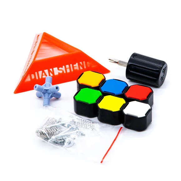 Кубик Рубика DianSheng 3x3x3 Solar S3M Plus, цветной пластик Кубик Рубика DianSheng 3x3x3 Solar S3M Plus, цветной пластик